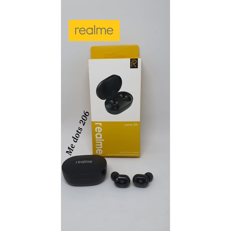 HANDSFREE BLUETOOTH REALME DOTS206 NEW STEREO EARPHONE