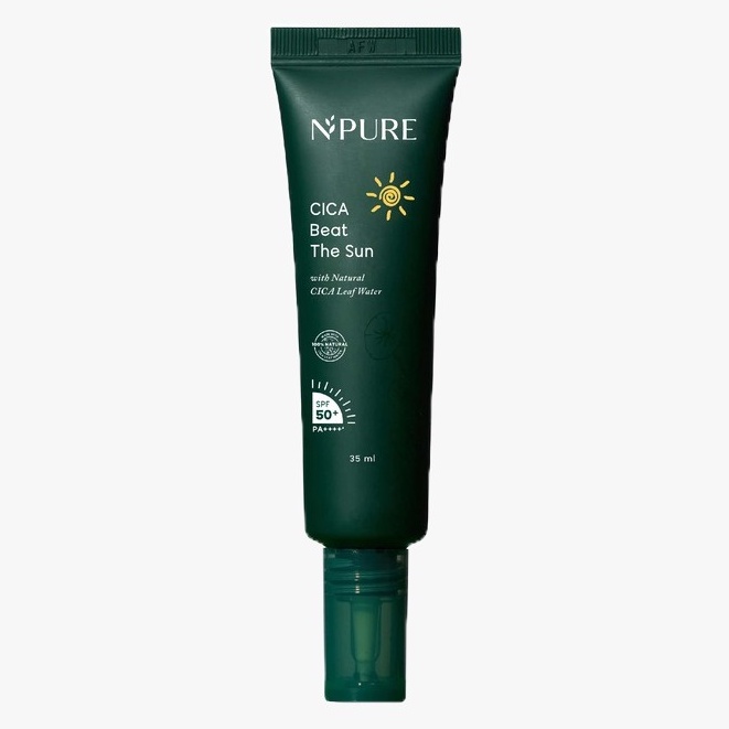 NPURE Cica Beat The Sun SPF 50 PA++++ | Sun Protection Sunscreen BY AILIN