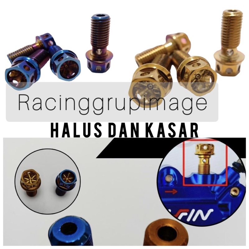 Baut Probolt Kaliper Selang Rem Depan Dan Belakang Honda Yamaha Untuk Kaliper Nissin Brembo Ktc Dll