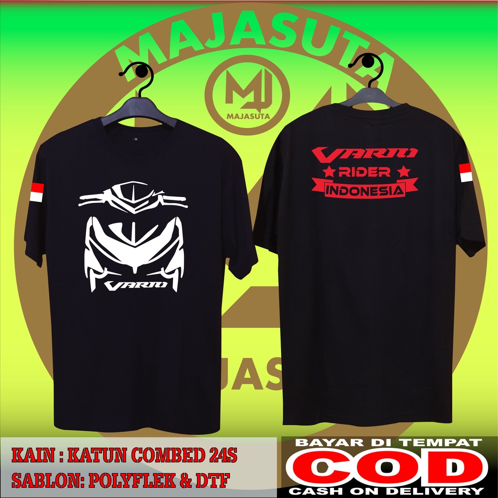 KAOS HONDA VARIO RIDER INDONESIA KAOS CLUB KOMBED 24S BISA COD KAOS KEREN KAOS KOMUNITAS