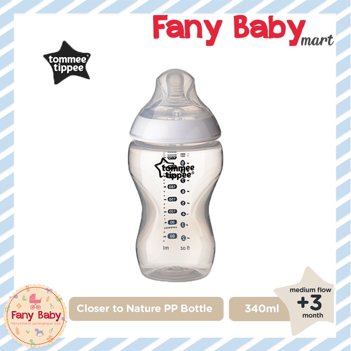 TOMMEE TIPPEE CLOSE TO NATURE PP BOTTLE 340ML - 1 PACK