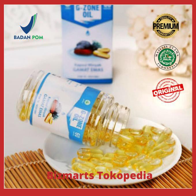 Kapsul Minyak Gamat Emas G-Zone Gamat Gold Obat Radang Sendi Tulang