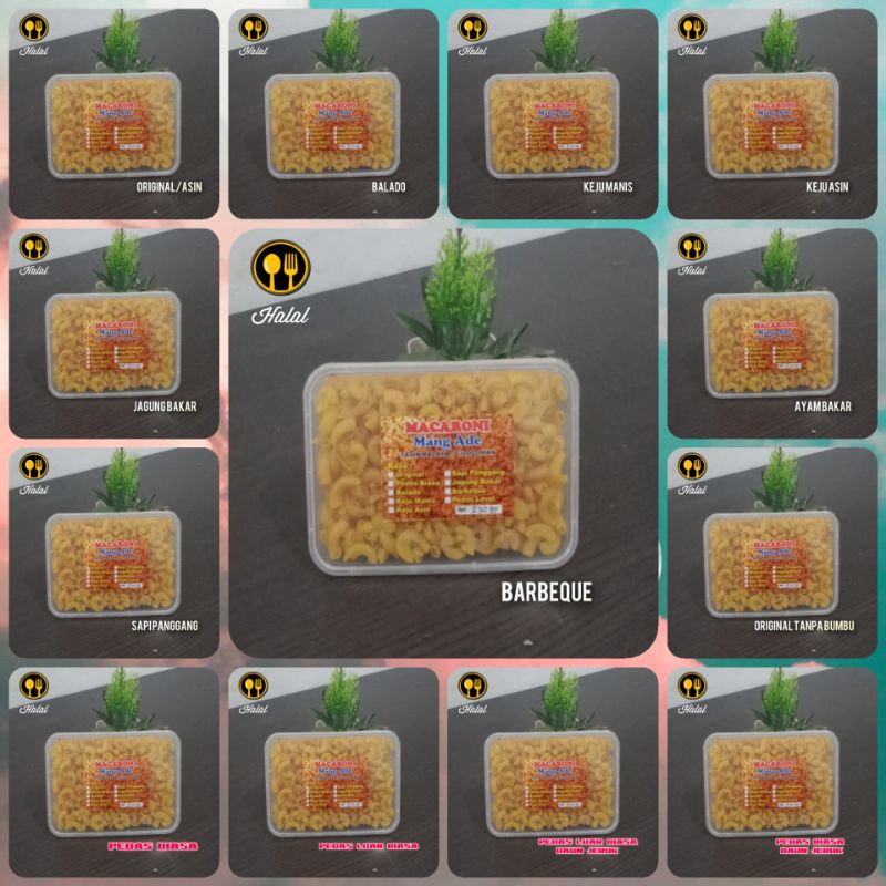 

macaroni mang ade games-3 kemasan 230 gr