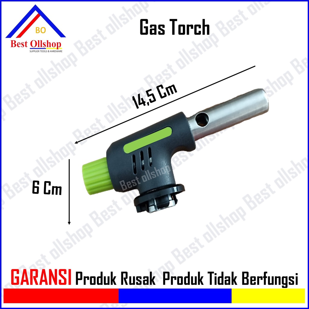 MTE Portable Gas Torch / BBQ Blow Torch / Flame Gun / Korek Blow Torch Gas Portable Gas Hi Cook Gas Kaleng