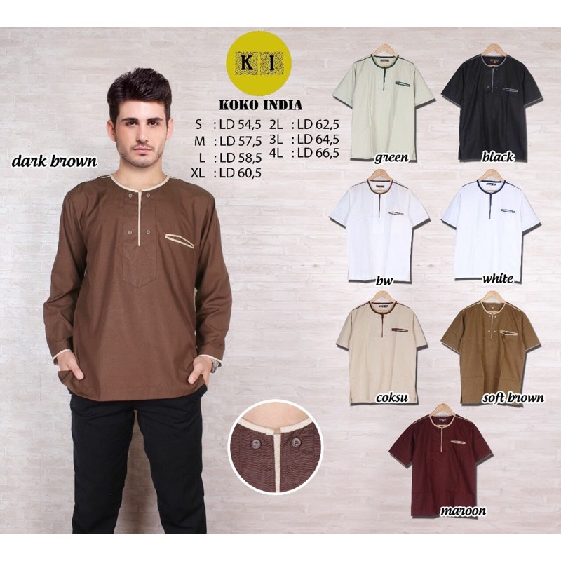 Koko Oblong Lis Lengan Panjang