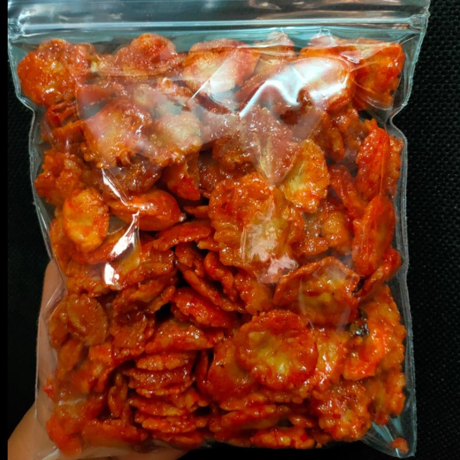 

Keripik Emping Karamel dan Pedas 250 gr - Pedas Terjual 4