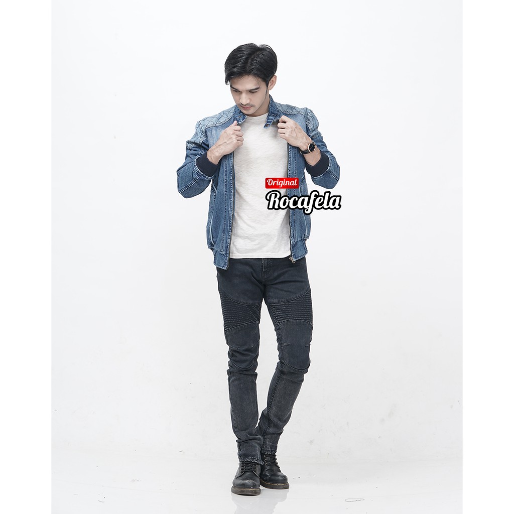 Keyzha - Jaket Jeans Pria / Jaket Jeans Original / Jaket Jeans Terbaru / KJ012