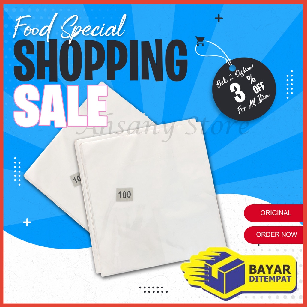 

Kertas Nasi Kfc Putih Isi 100 pcs
