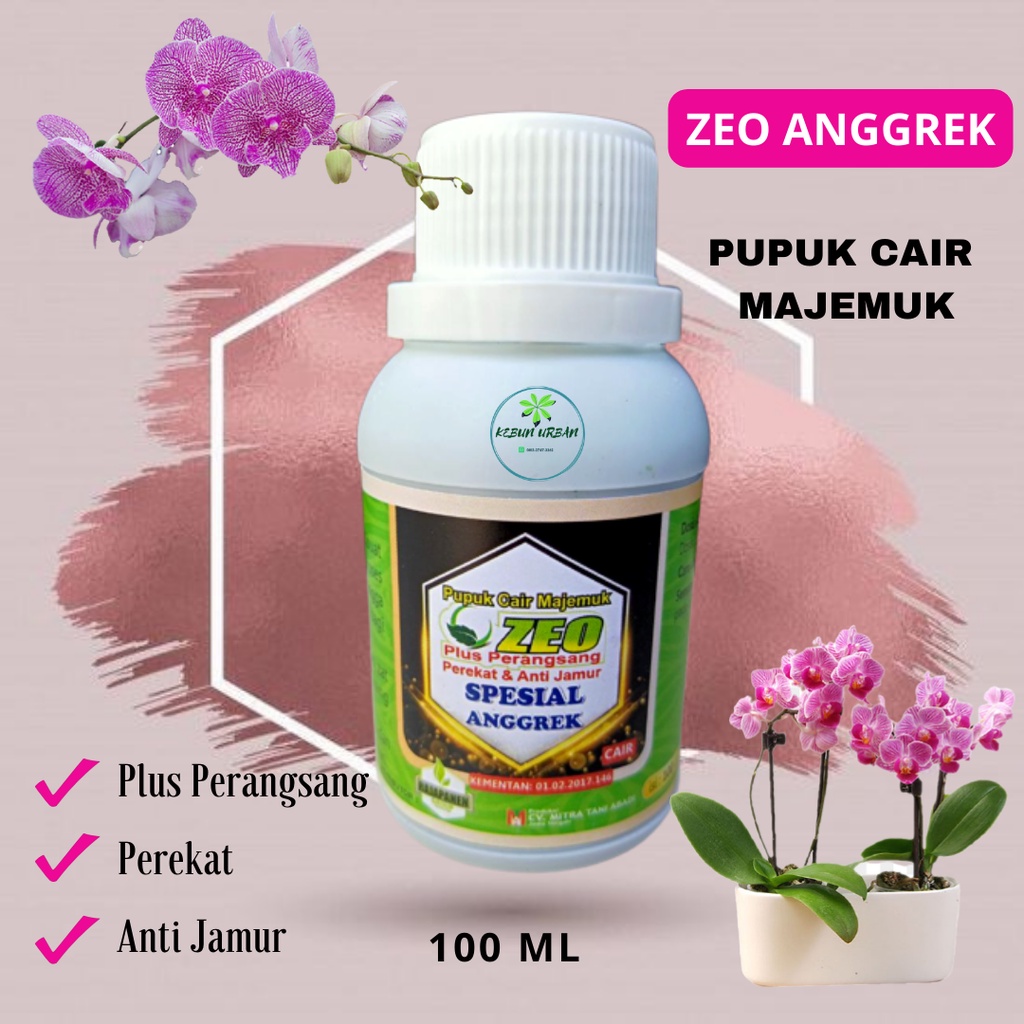 Jual Pupuk Penyubur Bunga Anggrek Zeo Special Anggrek Pupuk Cair Majemuk Shopee Indonesia