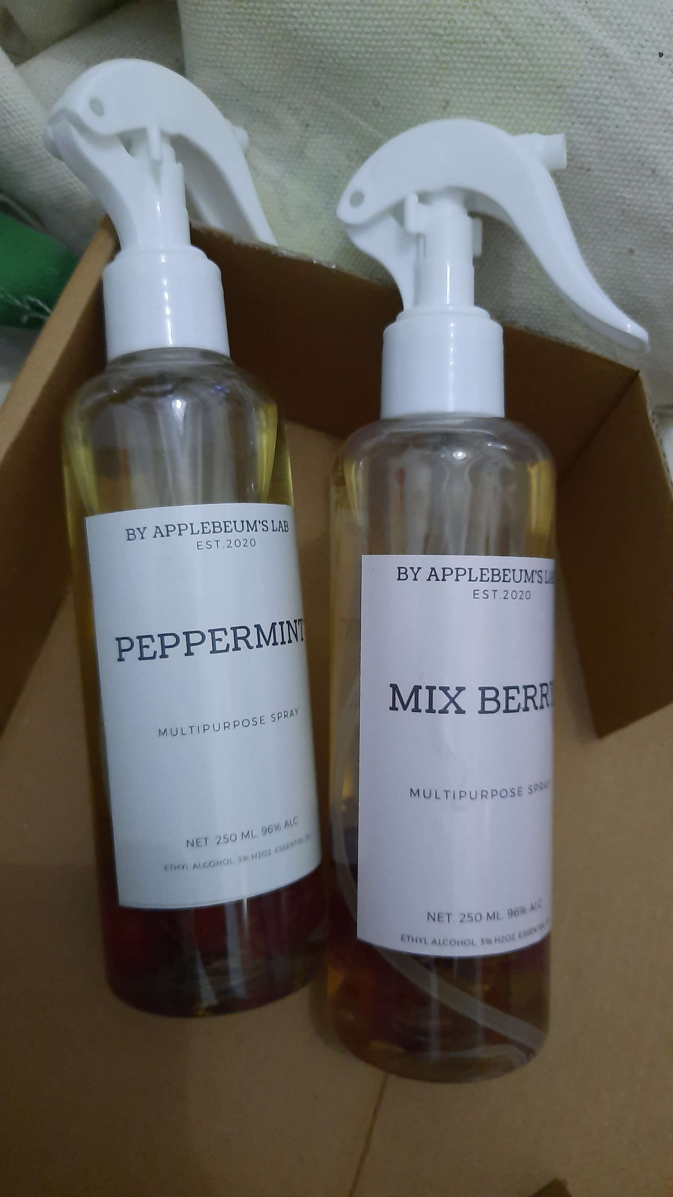By Applebeums Multipurpose Spray/ Sanitizer Spray Essential Oil