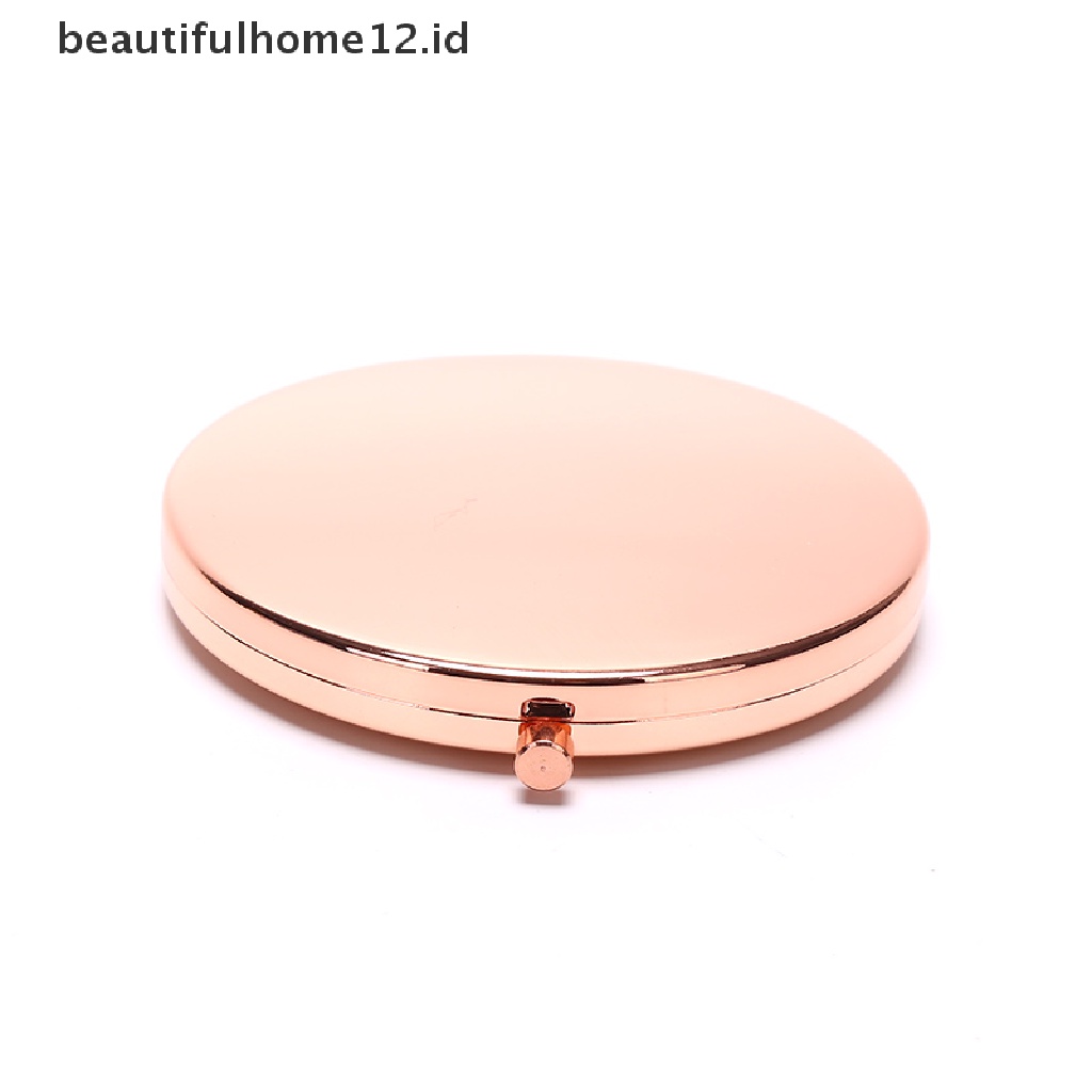 Cermin Makeup Compact Dengan Kaca Pembesar Untuk Travel