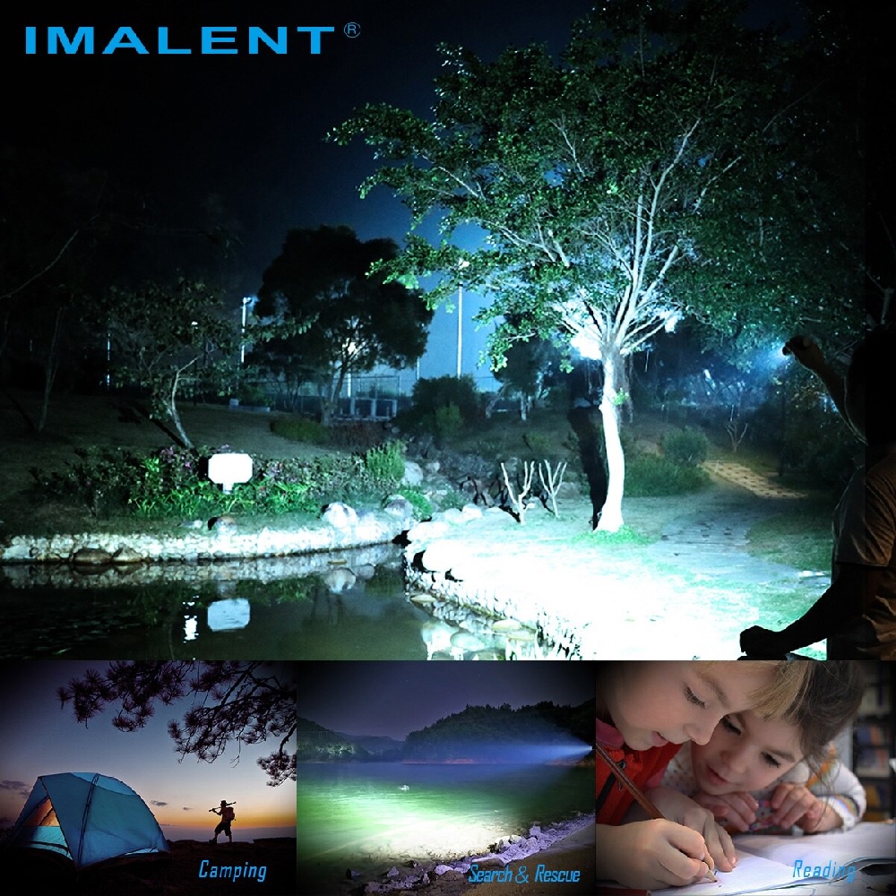 IMALENT MS03 - Mini EDC Flashlight 13000 Lumens - Senter EDC Camping Hiking Darurat Portabel Super Terang 13000 Lumens