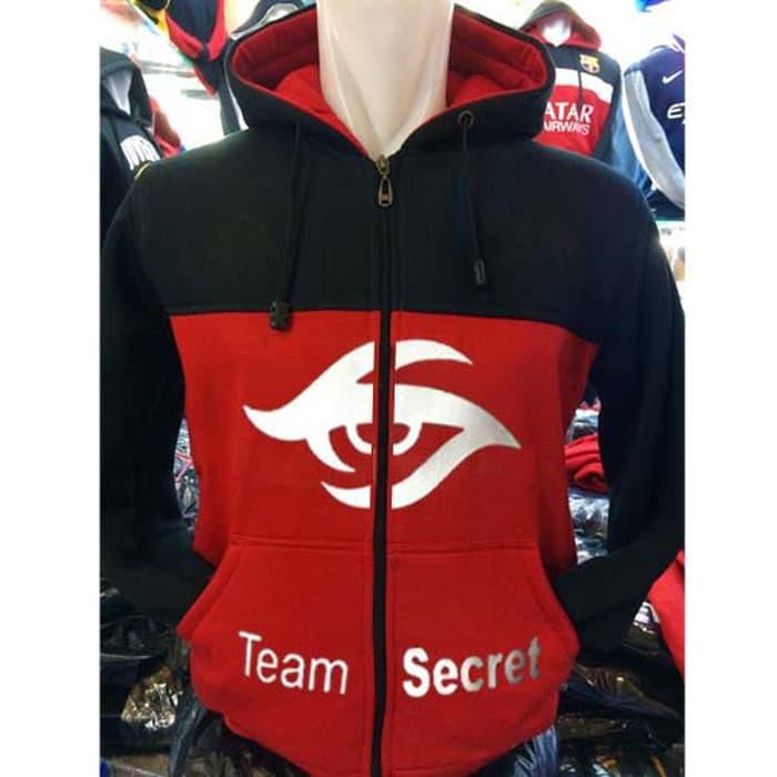 Jaket Hoodie Game TS-421 Jumper Gamer Team Secret Dota 2 Winner Zipper Limited