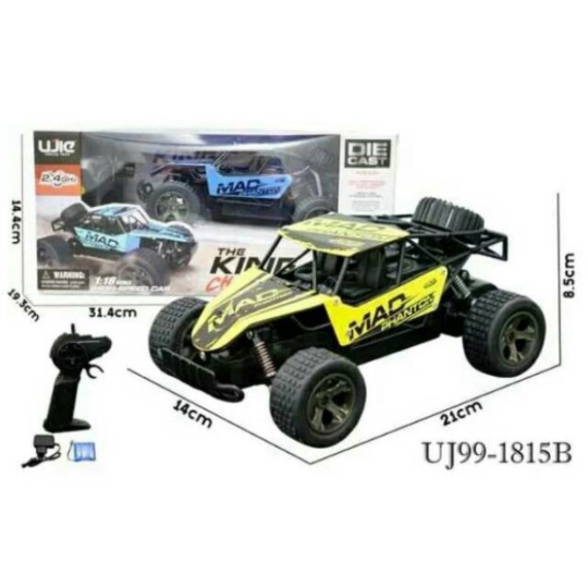 READY STOCK Mainan RC Offroad Rock Crawler Buggy Chetah King Keren