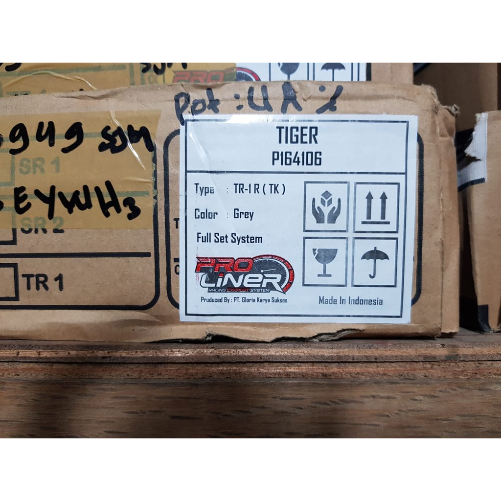 (PROLINER) FULL SYSTEM TR1 R SHORT KNALPOT R15 CB150 VIXION SONIC MX K46 FU CRF KLX TIGER-TIGER