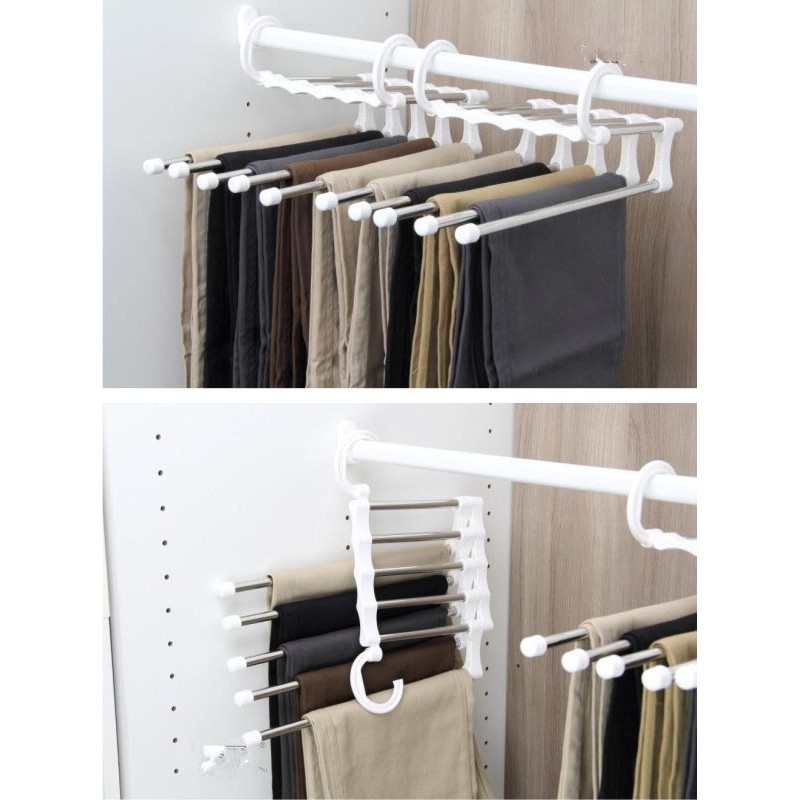 IKILOSHOP gantungan celana magic trousers rack rak hanger celana panjang jilbab