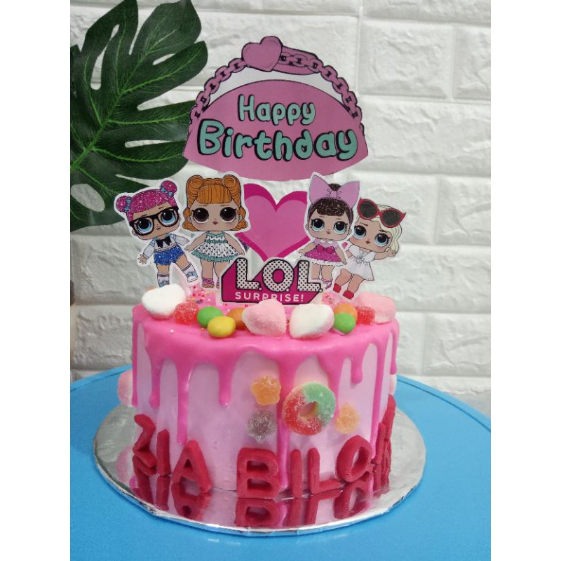 kue ulang tahun/kue ultah blackpink/kue ultah LOL/kue ultah doraemon/kueultahbarbie/kue ultah frozen/kue ultah boboiboy