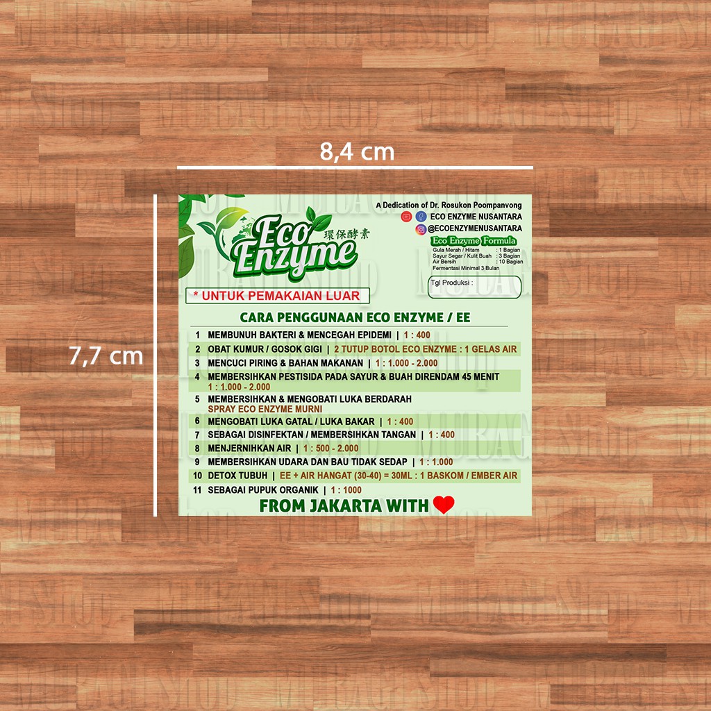 

Sticker Penggunaan Eco Enzyme 2