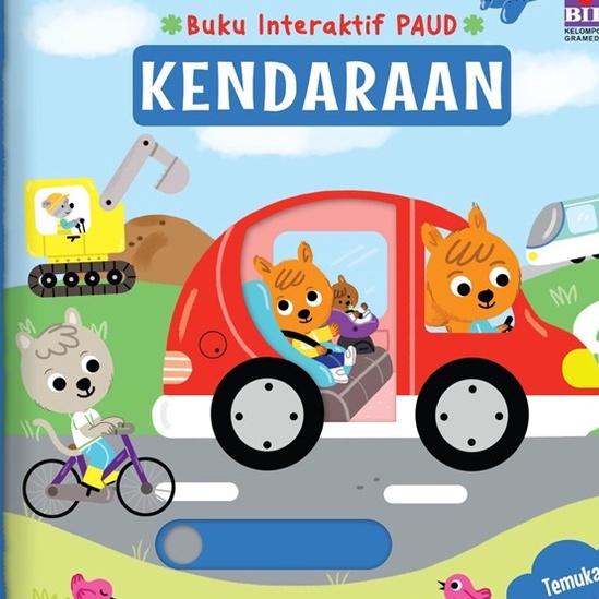 Gramedia Surabaya - Buku Interaktif PAUD KENDARAAN