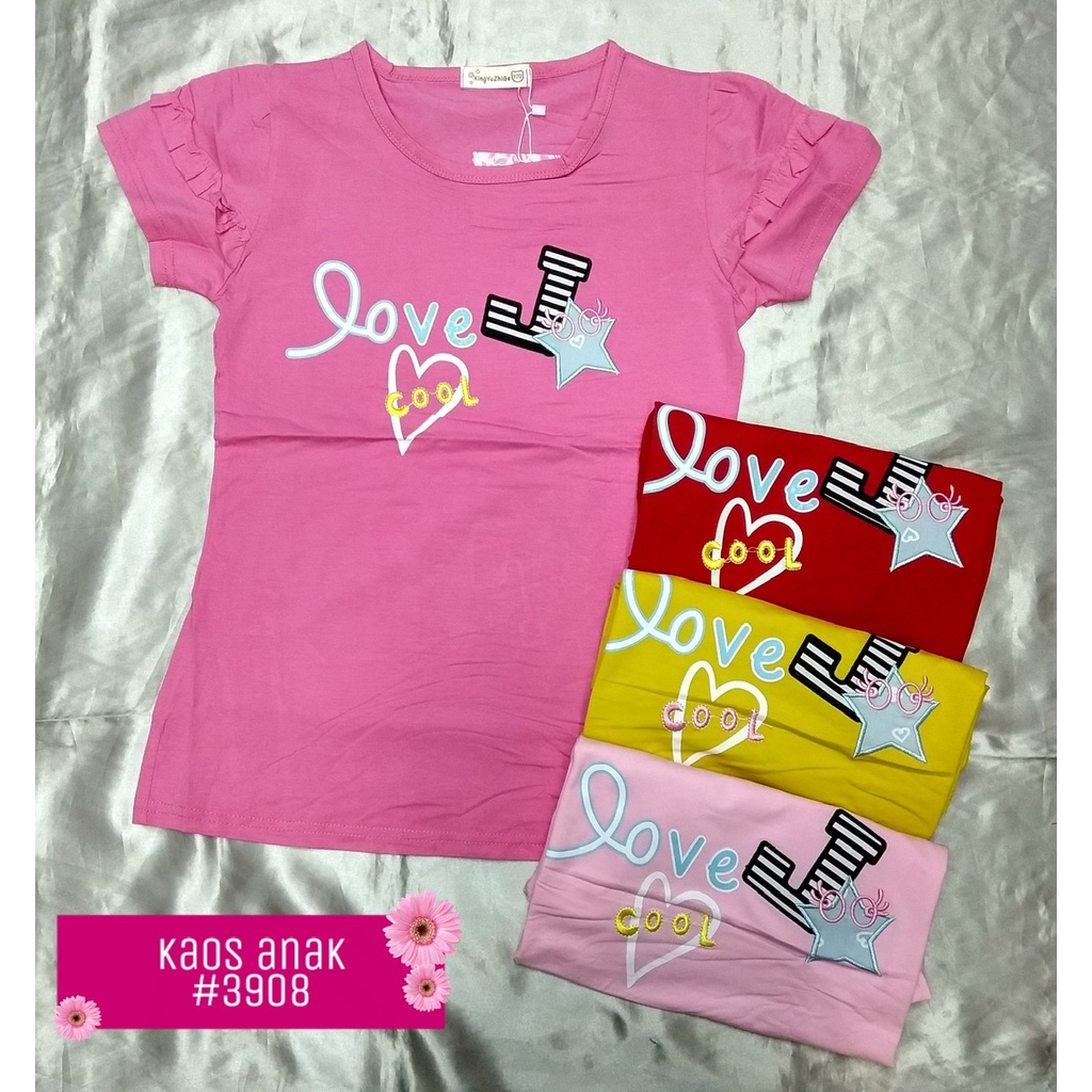 NF Baju anak perempuan import / Kaos anak import / Atasan anak kaos premium #3905, #3908