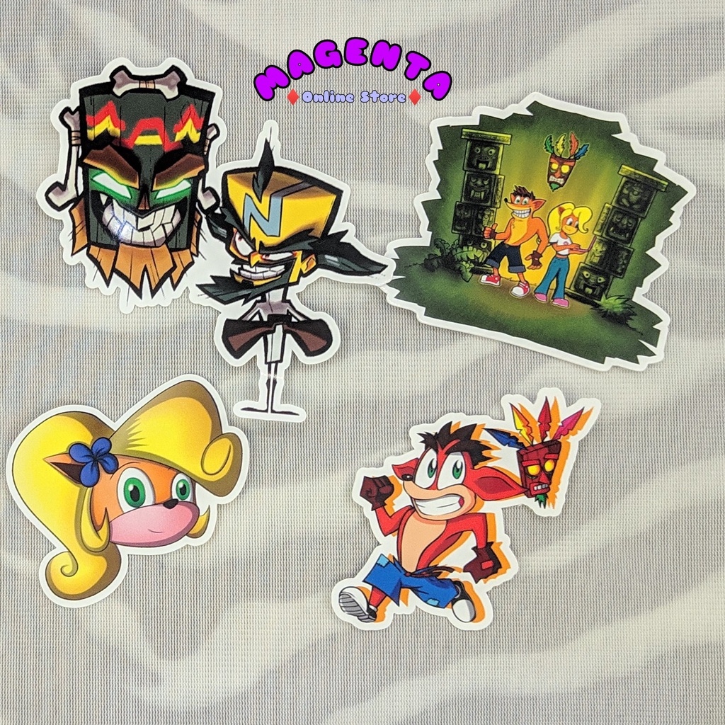 Stiker Game CTR/Crash Bandicoot CTR-1