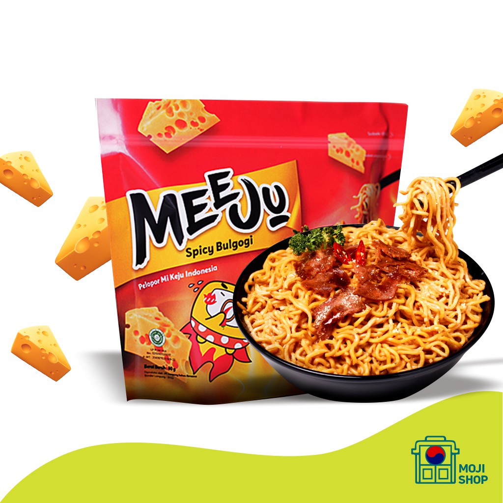 

Meeju Mie instan Keju / Miju - Spicy Bulgogi (Termasuk Bubblewrap)