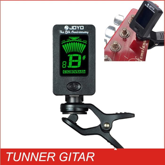 Tuner Gitar Stem Tuning Digital