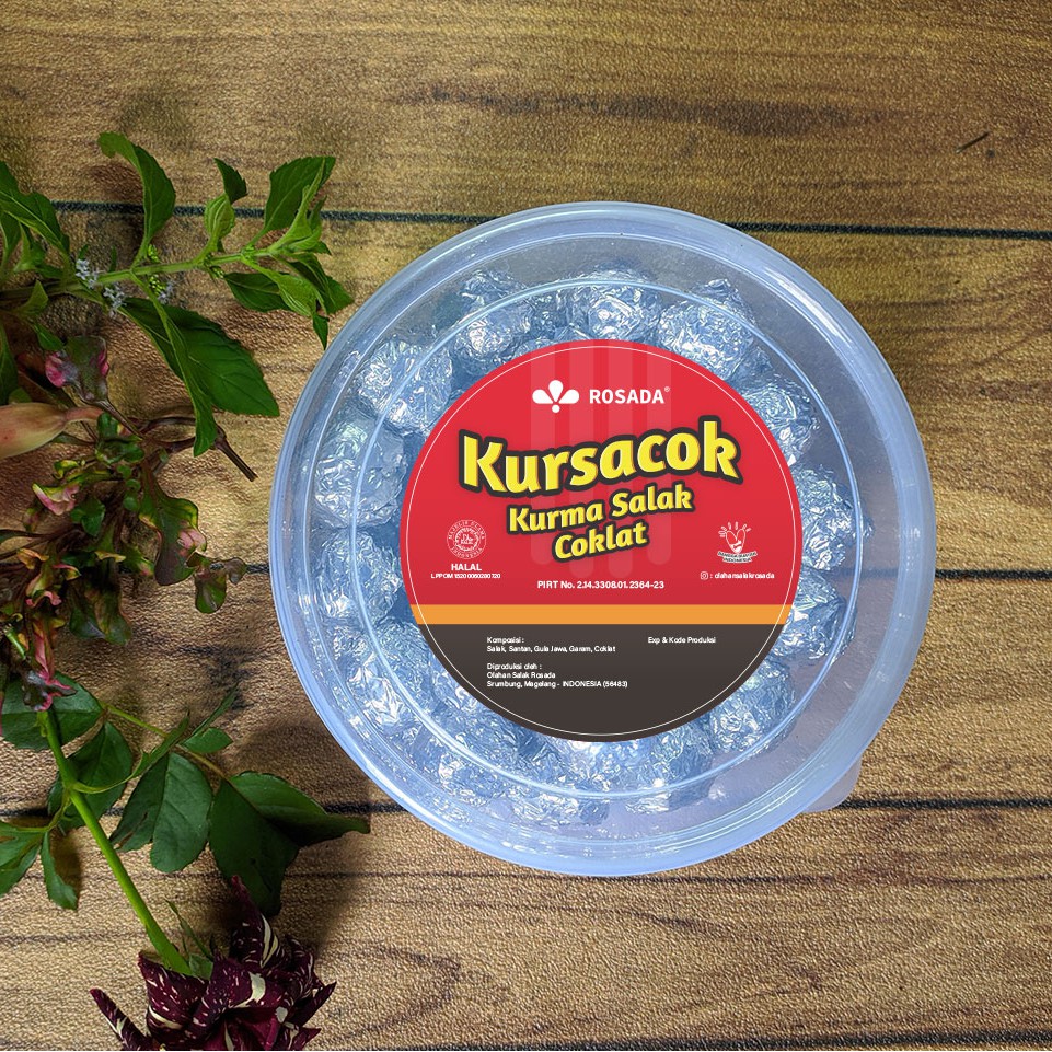 

Kursacok (Kurma Salak Coklat) Rosada - Toples 500g