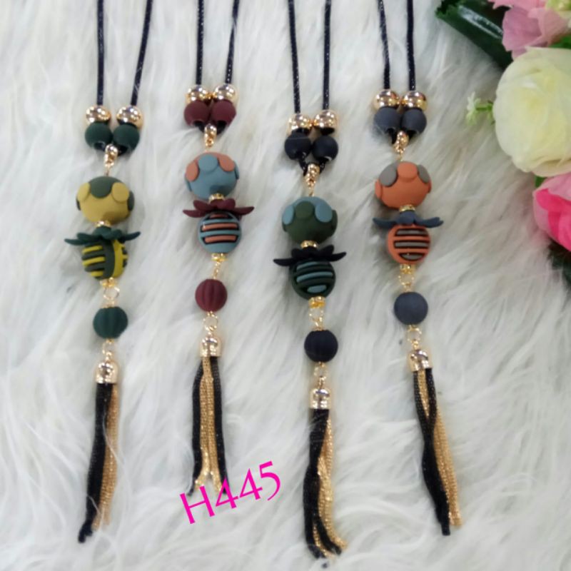 Kalung Rantai  / Tanduk Kerang Bahan  Wanita