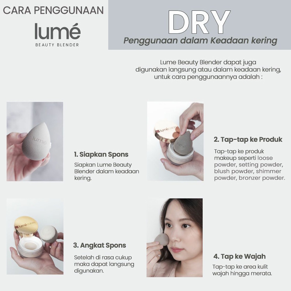 (Free Emas) Lumecolors Beauty Blender / Sponge Make Up