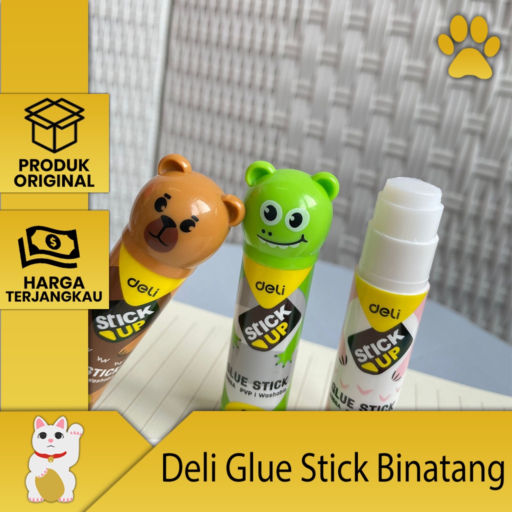 

[Luckyfortuna88] Deli Gluse stick bintang perlengkapan kantor lucu murah perlengkapan sekolah murah lucu lem stick model bintang