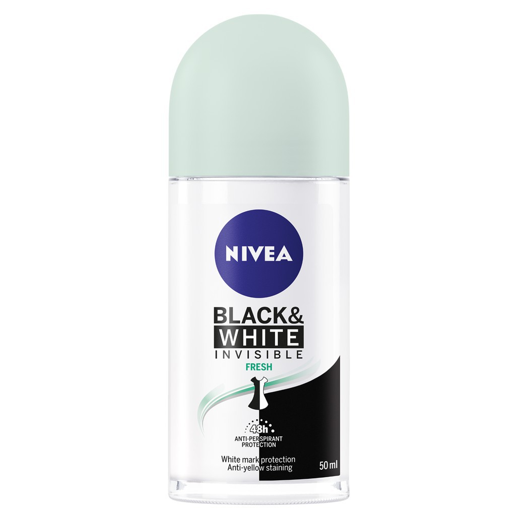 NIVEA DEODORANT BLACK AND WHITE INVISIBLE FRESH 50 ML