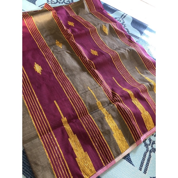 SARUNG TENUN ASLI MURAH FREE ONGKOS JAHIT SARUNG