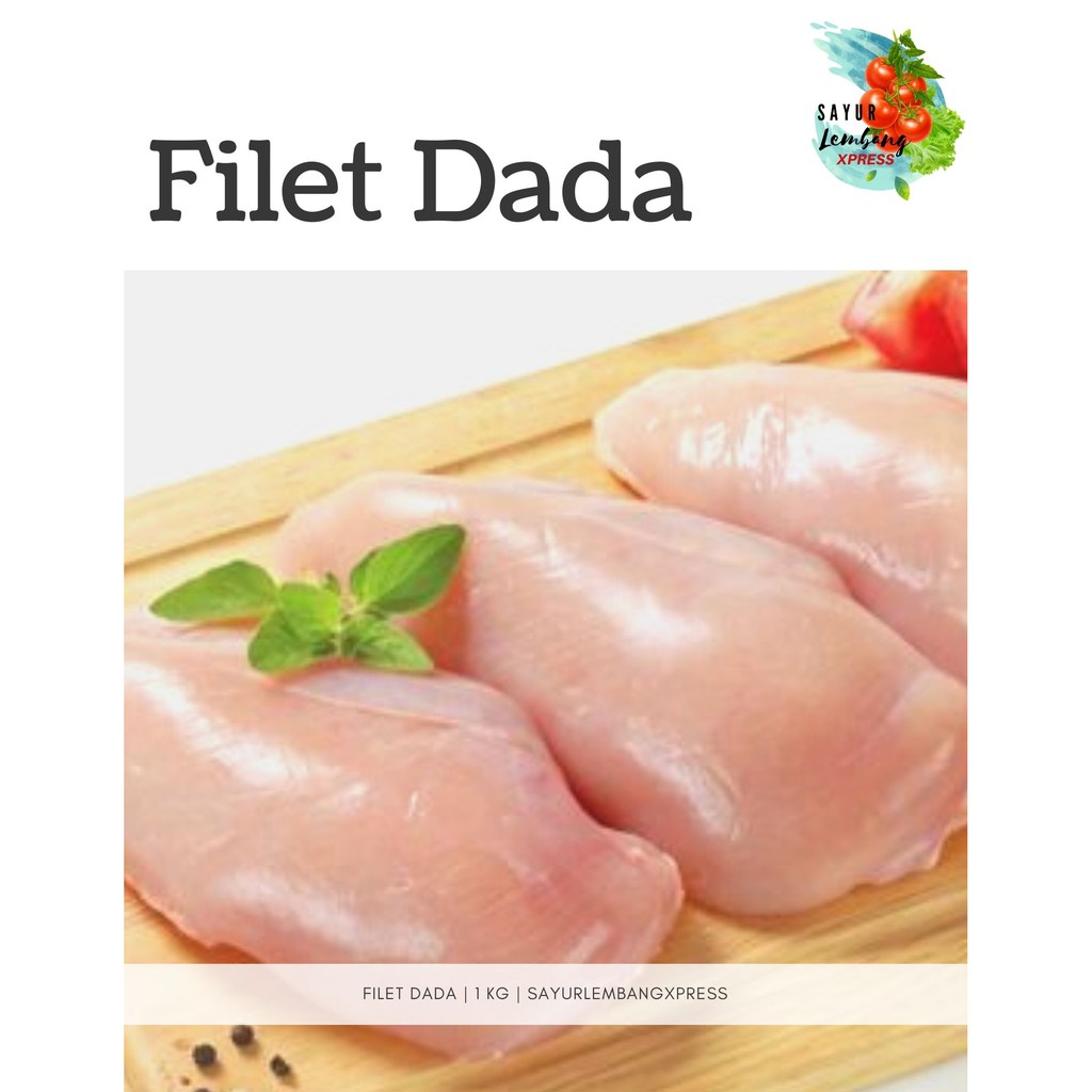 

DADA AYAM FILET /AYAM FILET /BONLESS DADA/ AYAM POTONG /AYAM BROILER / 1 KG