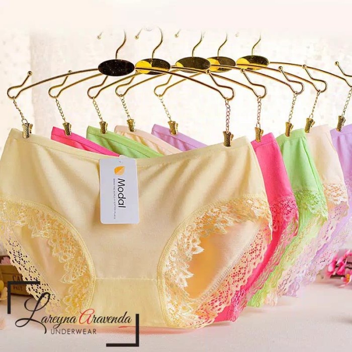 CD MAHAL CD MALL / CELANA DALAM WANITA MODEL FASHION RENDA SAMPING BEST QUALITY