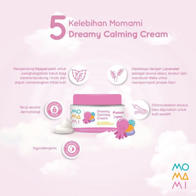 Momami Dreamy Calming Cream 50 gr