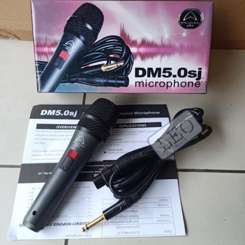 WHARFEDALE PRO MICROPHONE DM 5.0 SJ DM5.0SJ MIC KABEL