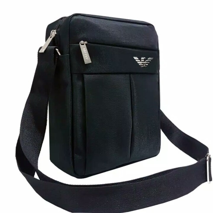 Tas Selempang Pria GA Tas Fashion Pria 8 Inchi - Black