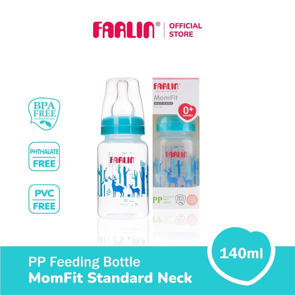 BOSU360 FARLIN BOTOL SUSU MOMFIT PP STANDARD NECK FEEDING BOTTLE