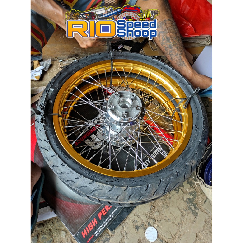 Velg jari jari ring 17 Vixion new atau Vixion old sepaket plus ban