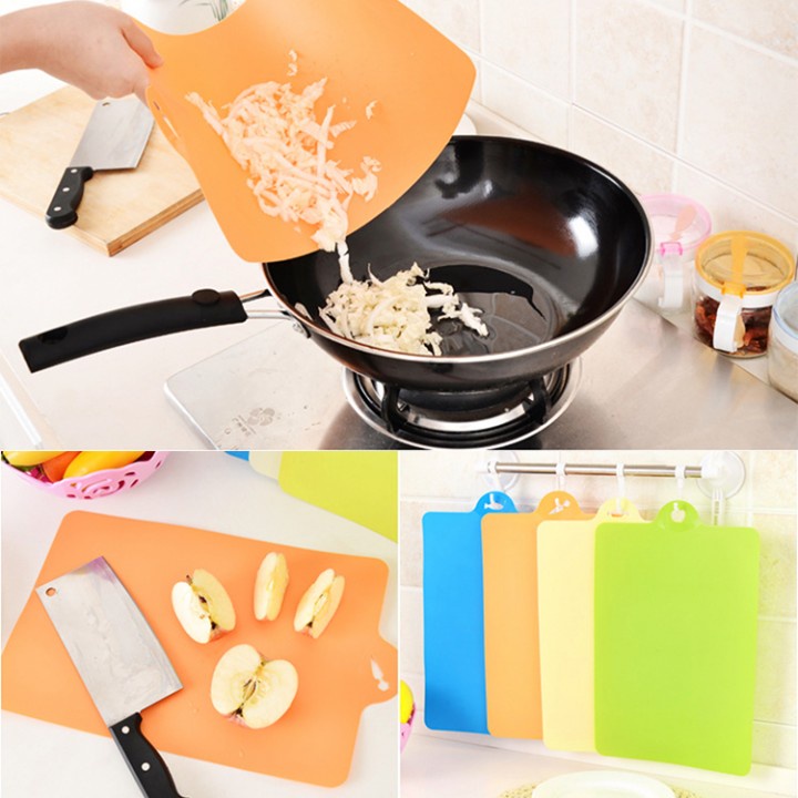 Talenan warna Talenan Plastik Talenan 4 warna Talenan multifungsi Talenan alat dapur TALENAN PLASTIK TIPIS / TALENAN DAPUR / TALENAN SERBAGUNA / TALENAN POTONG BUAH DAN SAYUR PORTABLE