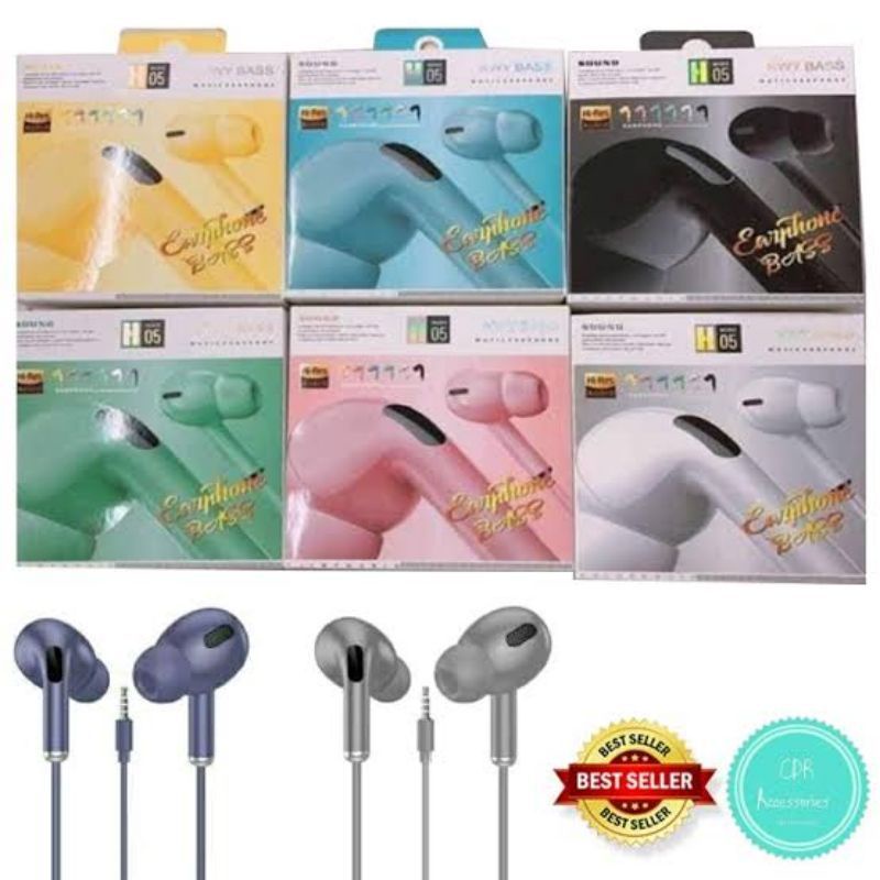 Headset Colourfull Stereo Bass Buds+Mic [U-38]