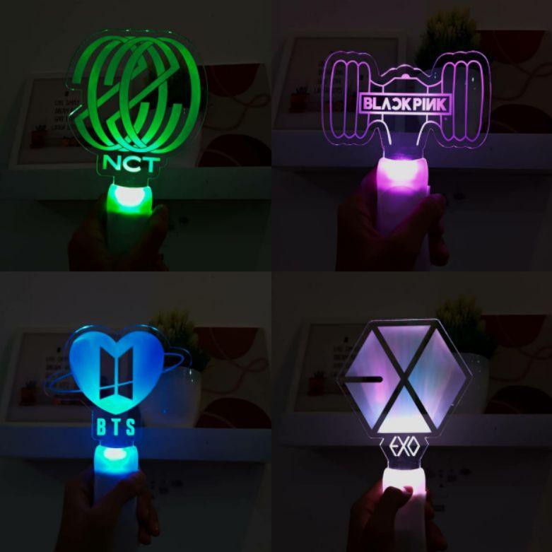 [KODE PRODUK 4573] Lightstick Fanmade Kpop BTS Blackpink Enhyphen EXO Treasure NCT Astro