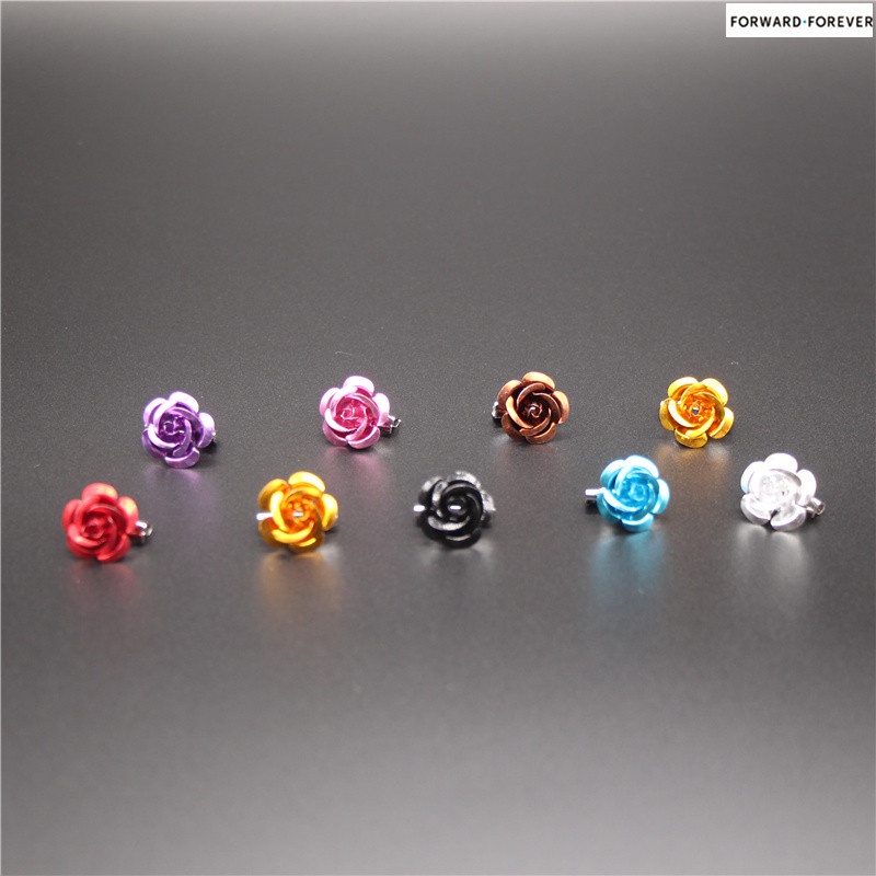 12pcs Fashion rose multi-small brooch pin Tudung safety pin M70021