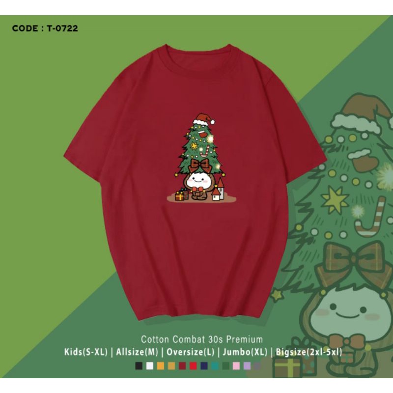 KAOS NATAL PENTOL POHON NATAL/T-SHIRT CHRISTMAS PENTOL TREE