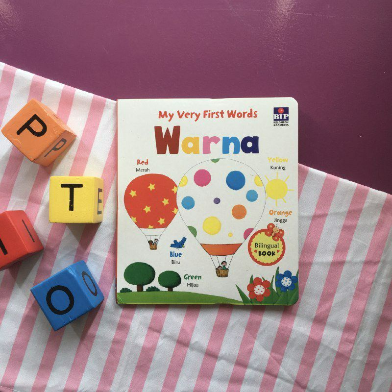 My Very First Words Warna US Borne Books (Buku Anak BIP)
