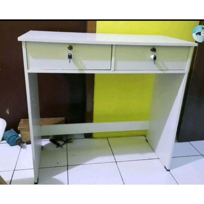 RK [ PRODUK DIRAKIT ] MEJA KERJA MEJA KASIR MEJA BELAJAR ANEKA UKURAN SUDAH DIRAKIT SIAP PAKAI