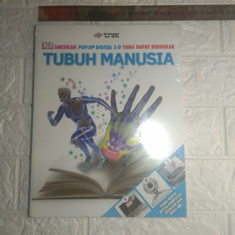 Buku DK Pop - Up Digital 3-D TUBUH MANUSIA