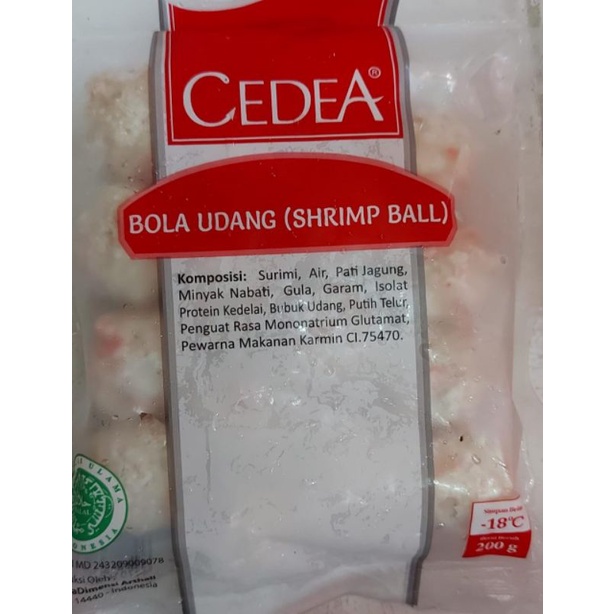 Jual Cedea Bola Udang Shrimp Ball Indonesia Shopee Indonesia