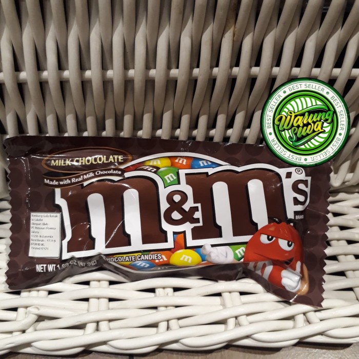 

M&m milk chocolate made with real milk chocolate 47,9 gram